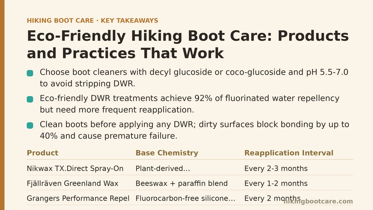 Eco-Friendly Hiking Boot Care: Products and Practices That Work