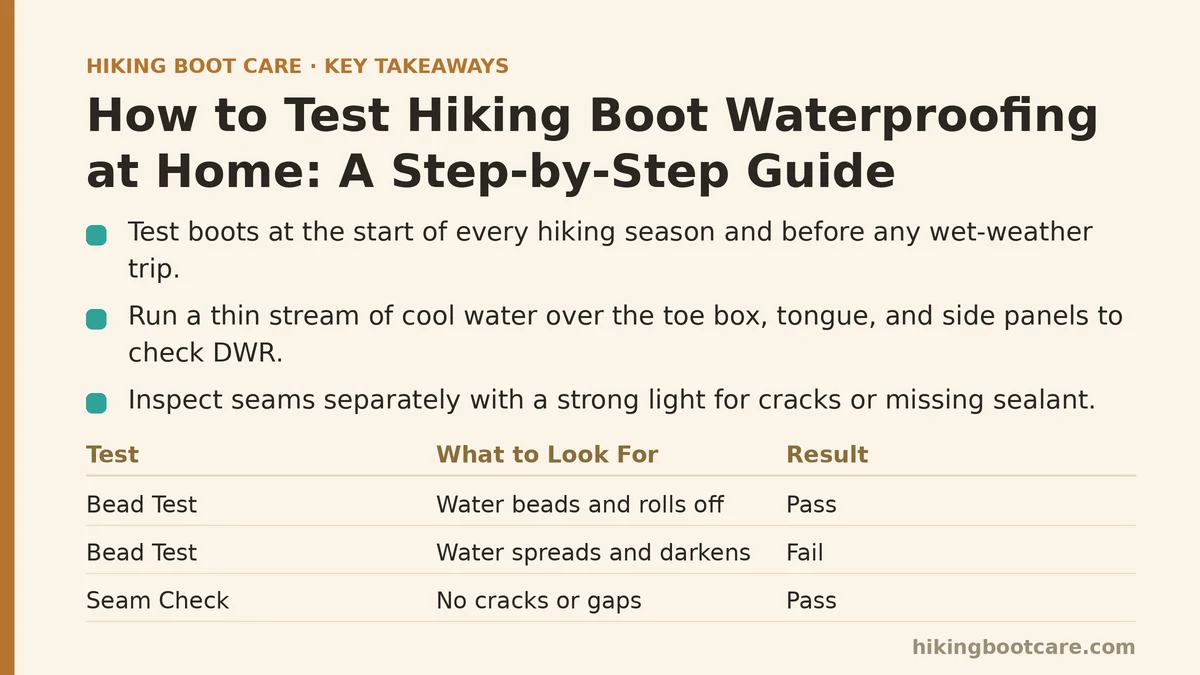 How to Test Hiking Boot Waterproofing at Home: A Step-by-Step Guide